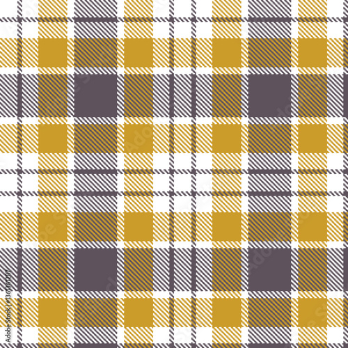 Modern Soft White Seamless Tartan Textile Design Variant 2295