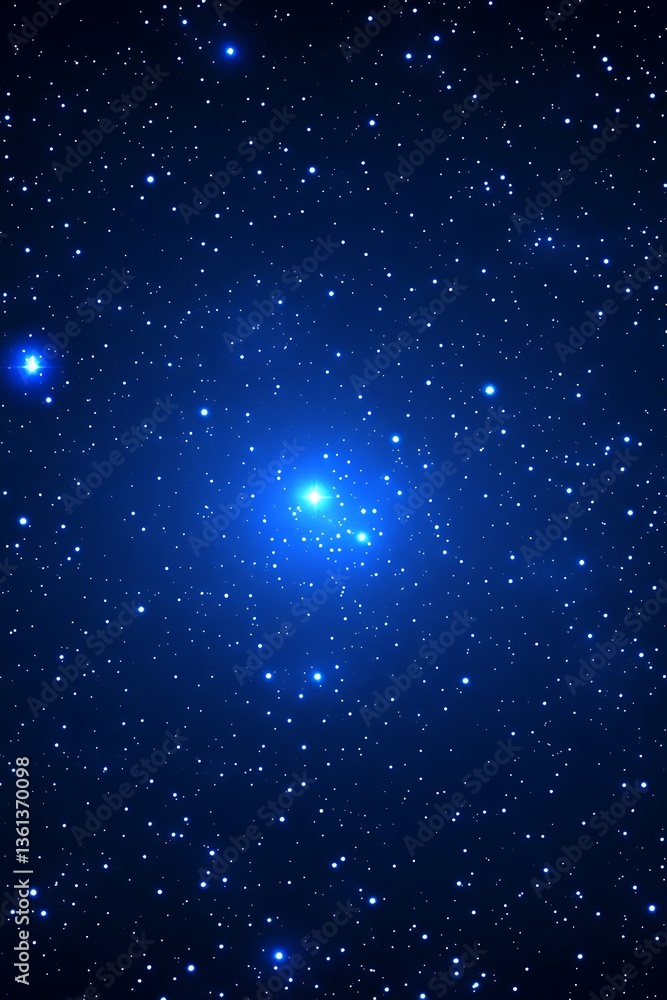 Obraz premium Vibrant cosmos backdrop displaying a celestial tapestry of stars