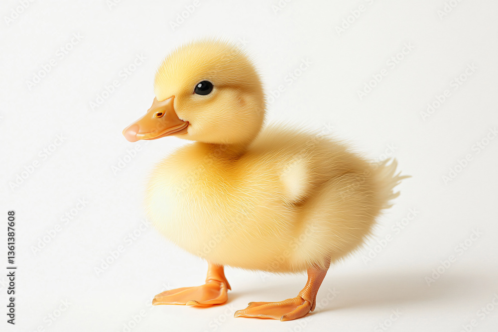 Yellow duckling soft feathers tiny wings fluffy body delicate legs realistic chick baby bird innocence gentle charm wildlife adorable stare domestic creature sweet look tiny feet farm baby cute studio Yellow duckling soft feathers tiny wings fluffy body delicate legs realistic chick baby bird innocence gentle charm wildlife adorable stare domestic creature sweet look tiny feet farm baby cute studio