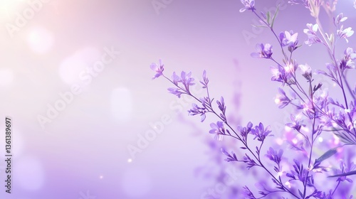 A subtle purple blurred background with gradients of lavender and violet, enhancing the ambiance of creative projects or social media posts.