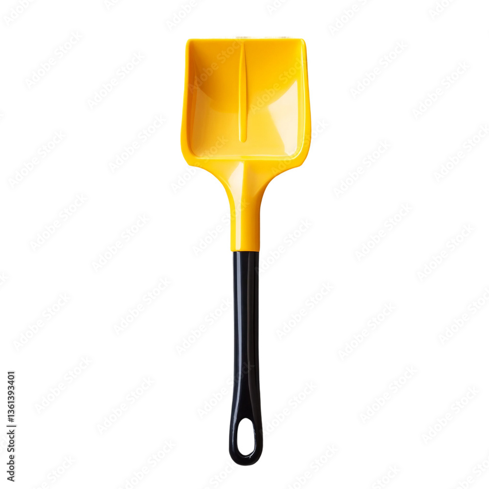 yellow Toy Shovel isolated on transparent background yellow Toy Shovel isolated on transparent background