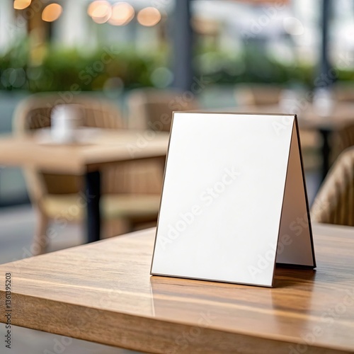 Wallpaper Mural Blank White Paper Table Card. Torontodigital.ca