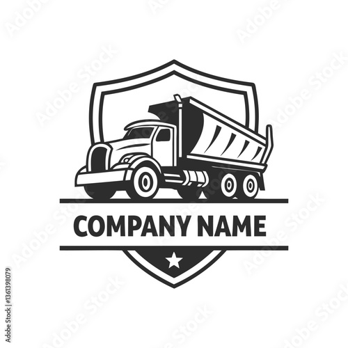 Truck company logo design