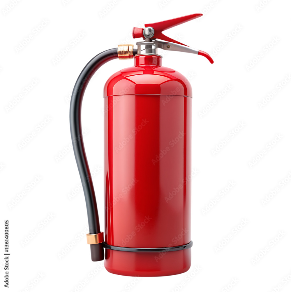 Obraz premium Red Fire Extinguisher Safety