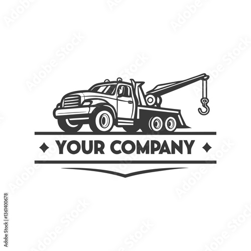 Truck company logo design