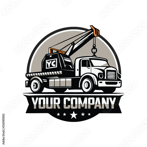 Truck company logo design