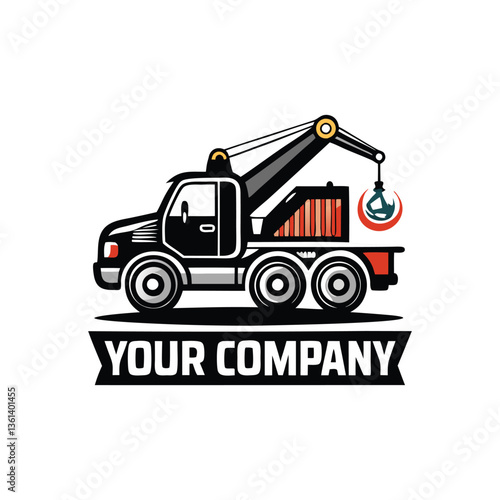 Truck company logo design