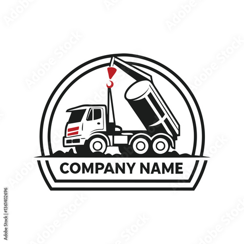 Truck company logo design