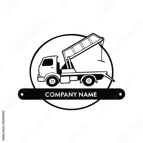 Truck company logo design