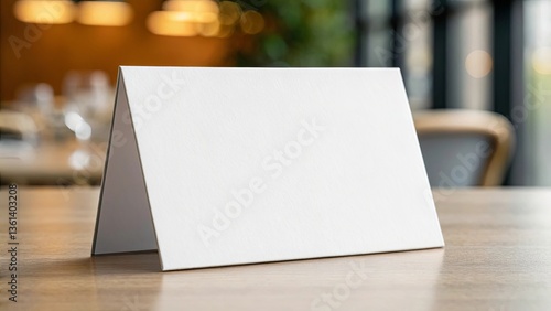 Wallpaper Mural Blank White Paper Table Card. Torontodigital.ca