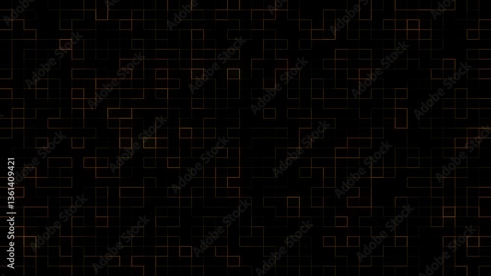 Technology abstract background with squares and lines movement, Technology digital cyberspace, Network, and internet connection, Digital matrix with geometric shape, Seamless loop Technology abstract background with squares and lines movement, Technology digital cyberspace, Network, and internet connection, Digital matrix with geometric shape, Seamless loop