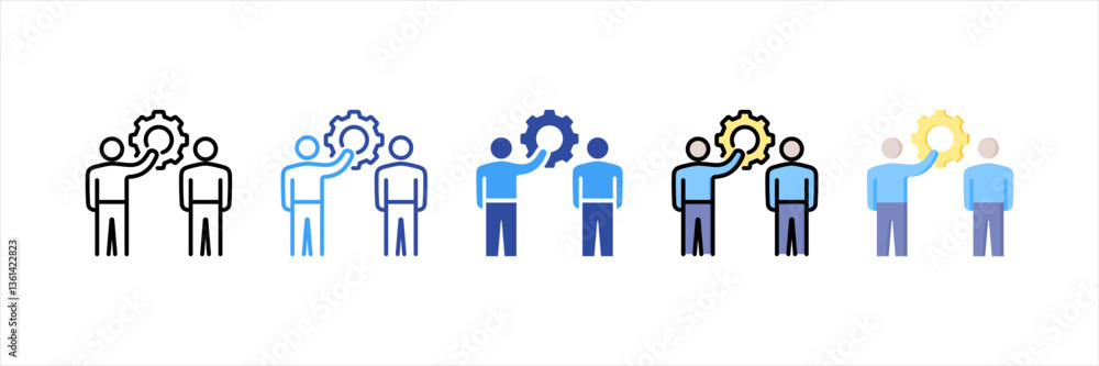 Apprenticeship Multi Style Icon Set Apprenticeship Multi Style Icon Set