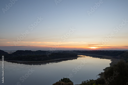 Wallpaper Mural Sunset over Tower Hill Reserve and Lake. Torontodigital.ca