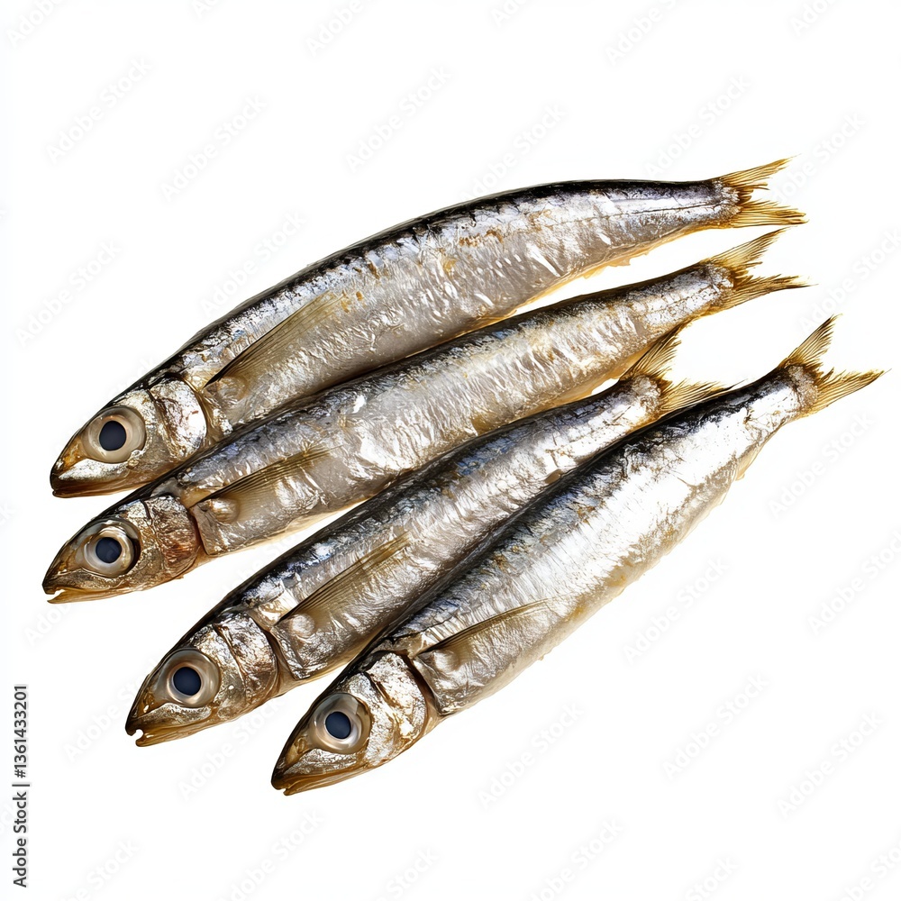 fresh fish on a white background fresh fish on a white background
