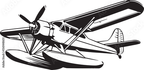 military aircraft vector illustration