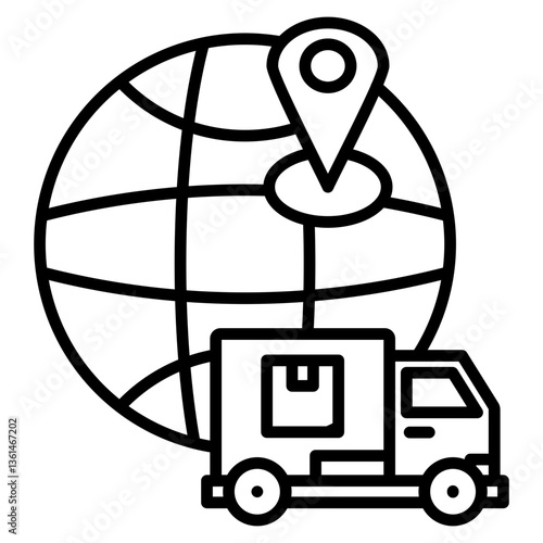 Global Logistics Icon