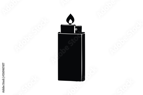 lighter silhouette on white background