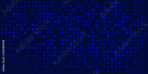 Wallpaper Mural Dot blue pattern screen led light gradient texture background. Abstract  technology big data digital background. 3d rendering. Torontodigital.ca