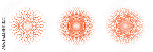 Dynamic radial speed lines in a circular formation, perfect for comic book, energetic motion effects. an abstract vector illustration.