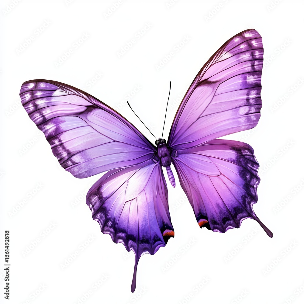 Obraz premium butterfly on white background