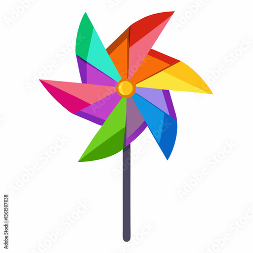 colorful pinwheel toy