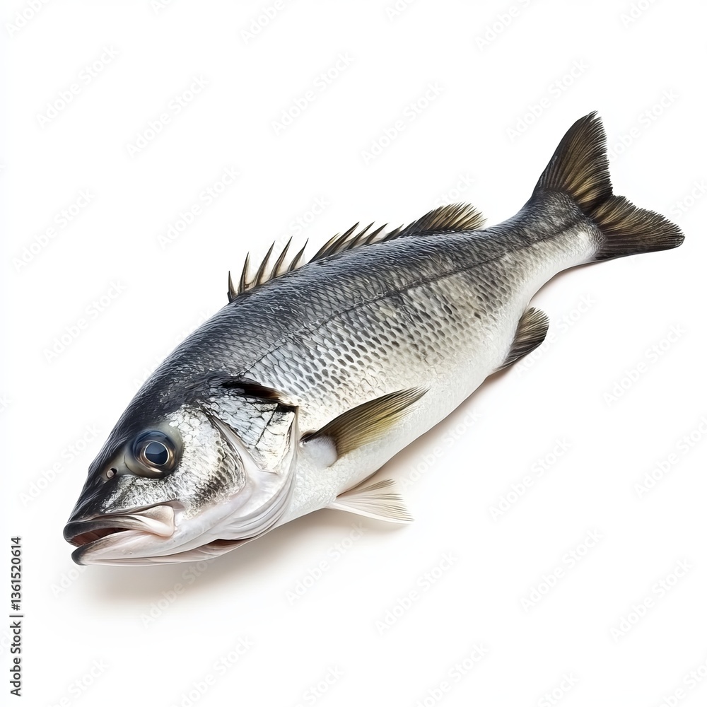 Fototapeta premium fish on white background