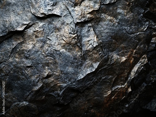 Wallpaper Mural Rugged rock surface texture Torontodigital.ca