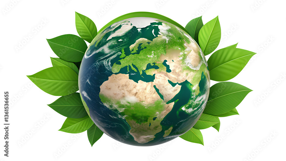 global recycling day beautiful globe surrounded by green leaves symbolizes global awareness and recycling on this special day global recycling day beautiful globe surrounded by green leaves symbolizes global awareness and recycling on this special day