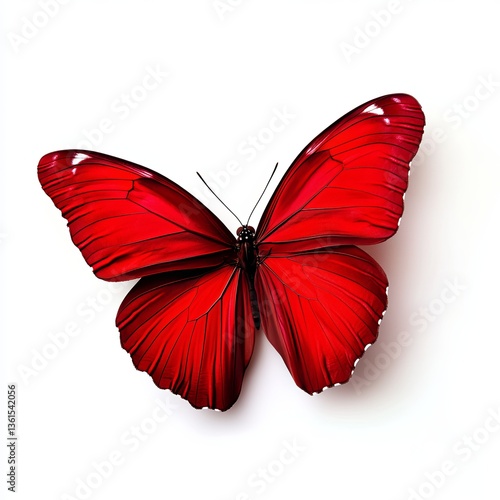 butterfly on white background
