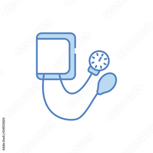 Bp Cuff vector icon stock illustration