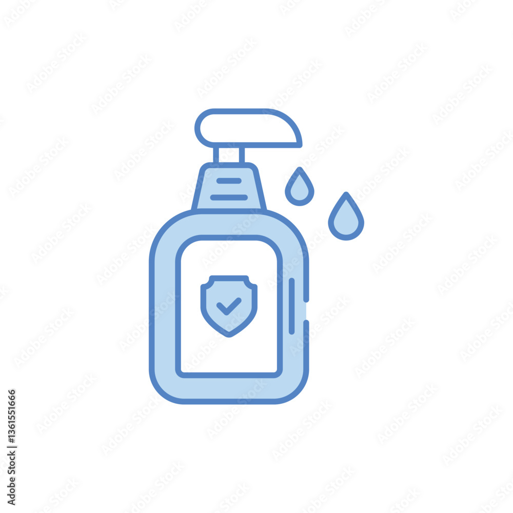 Disinfectant vector icon stock illustration Disinfectant vector icon stock illustration