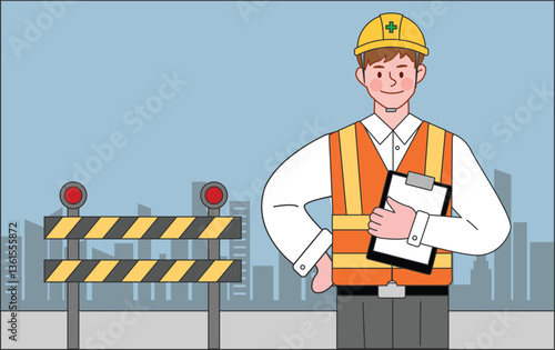contstruction worker outside