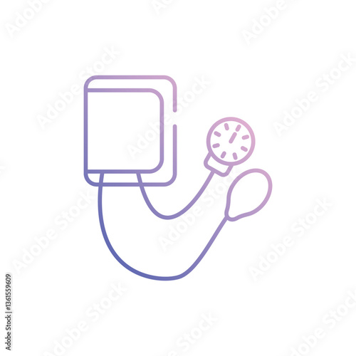 Bp Cuff vector icon stock illustration