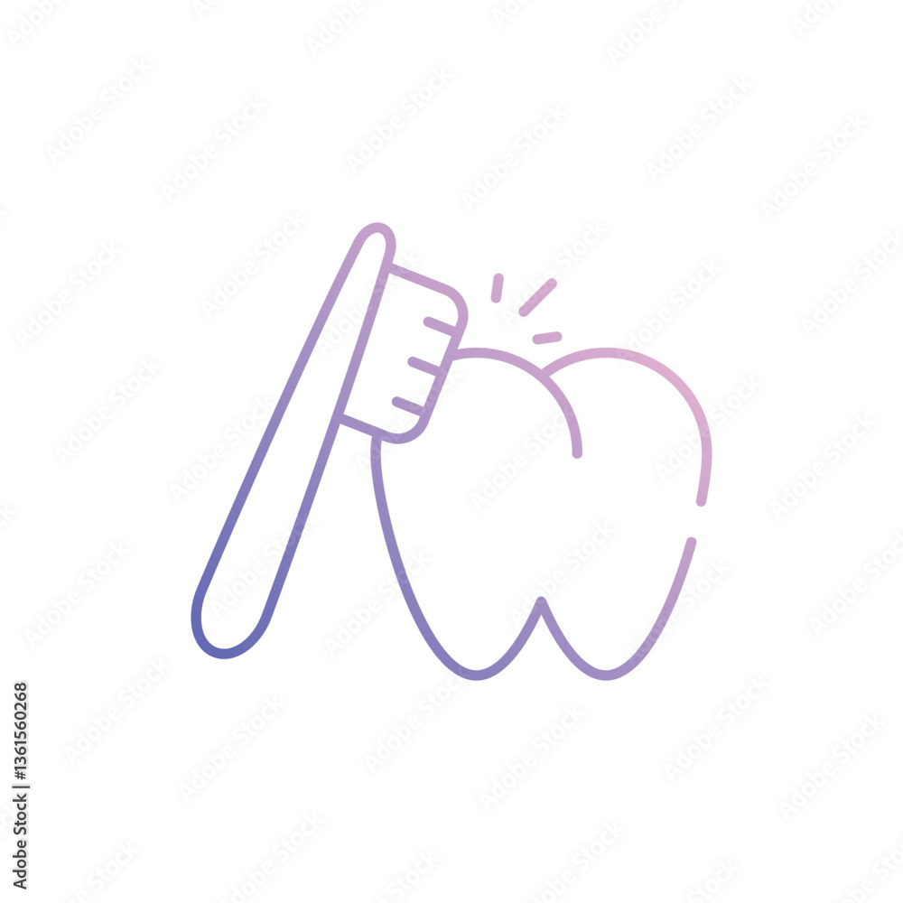 Dentistry vector icon stock illustration Dentistry vector icon stock illustration