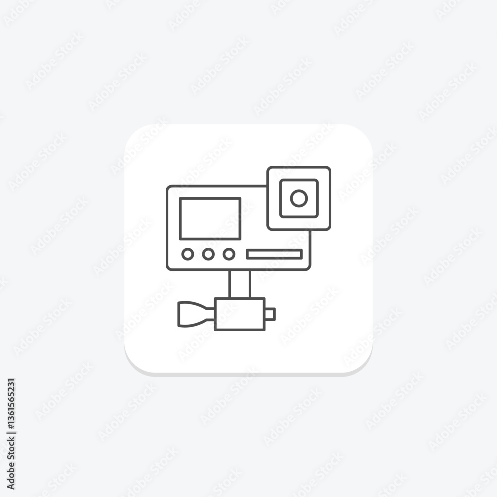 Action Camera, vector, pixel perfect, illustrator file Action Camera, vector, pixel perfect, illustrator file