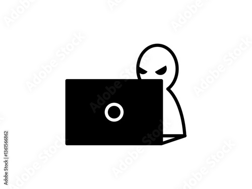 ハッカーアイコン