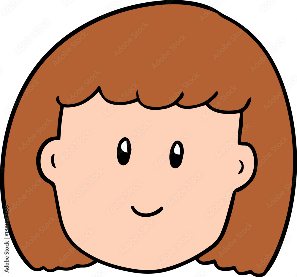 Illustration of woman face
Illustration of woman face