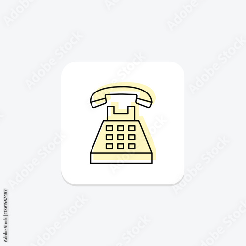 Telephone, vector, pixel perfect, illustrator file