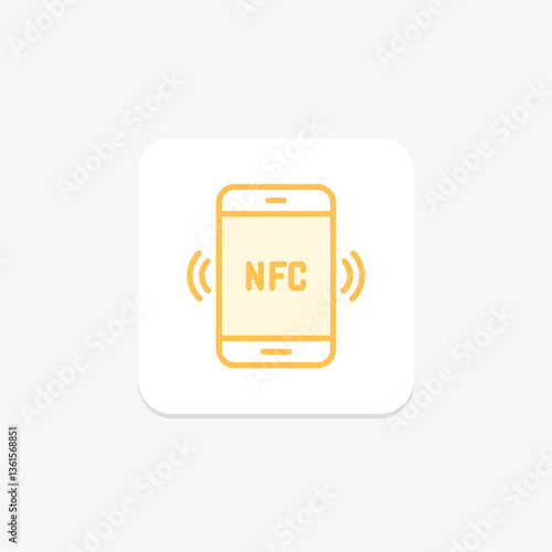 Nfc Tag, vector, pixel perfect, illustrator file