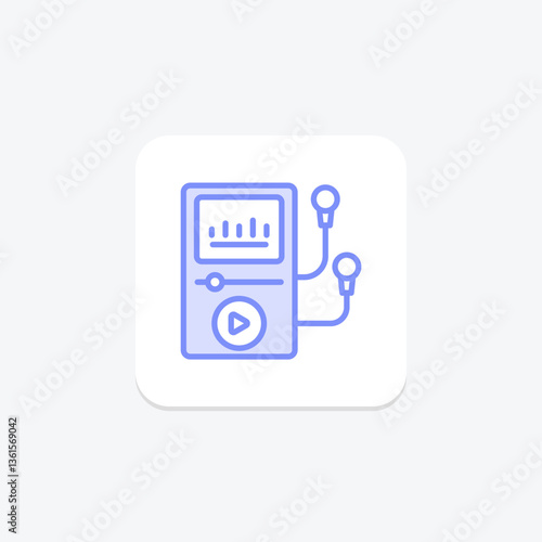 Mp3 Music Player, vector, pixel perfect, illustrator file