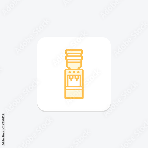 Water Dispenser, vector, pixel perfect, illustrator file