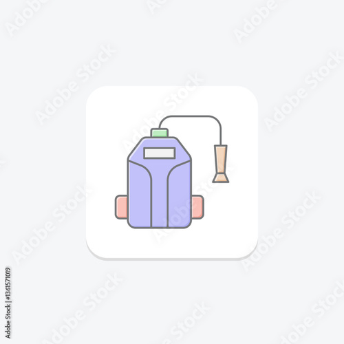 Electric Pressure Washer, vector, pixel perfect, illustrator file