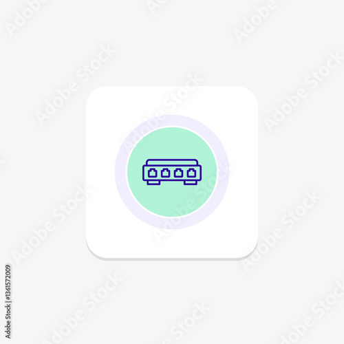 Network Switch, vector, pixel perfect, illustrator file