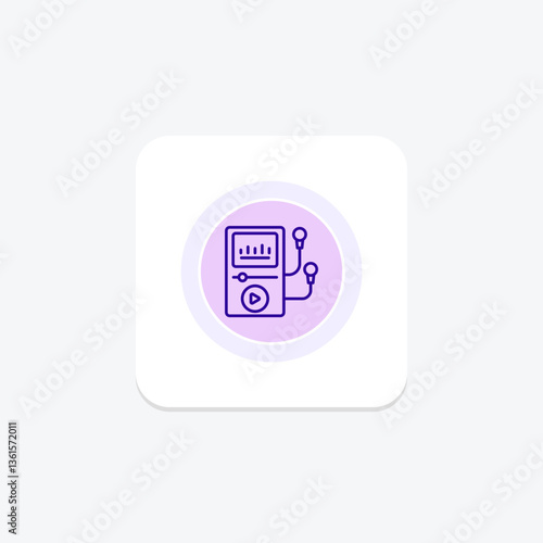 Mp3 Music Player, vector, pixel perfect, illustrator file