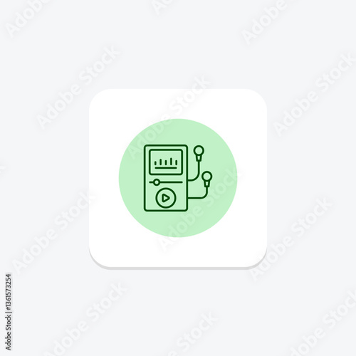 Mp3 Music Player, vector, pixel perfect, illustrator file