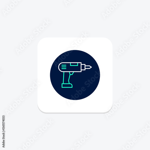 Hand Drill, vector, pixel perfect, illustrator file