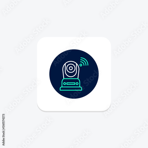 Wireless Webcam, vector, pixel perfect, illustrator file