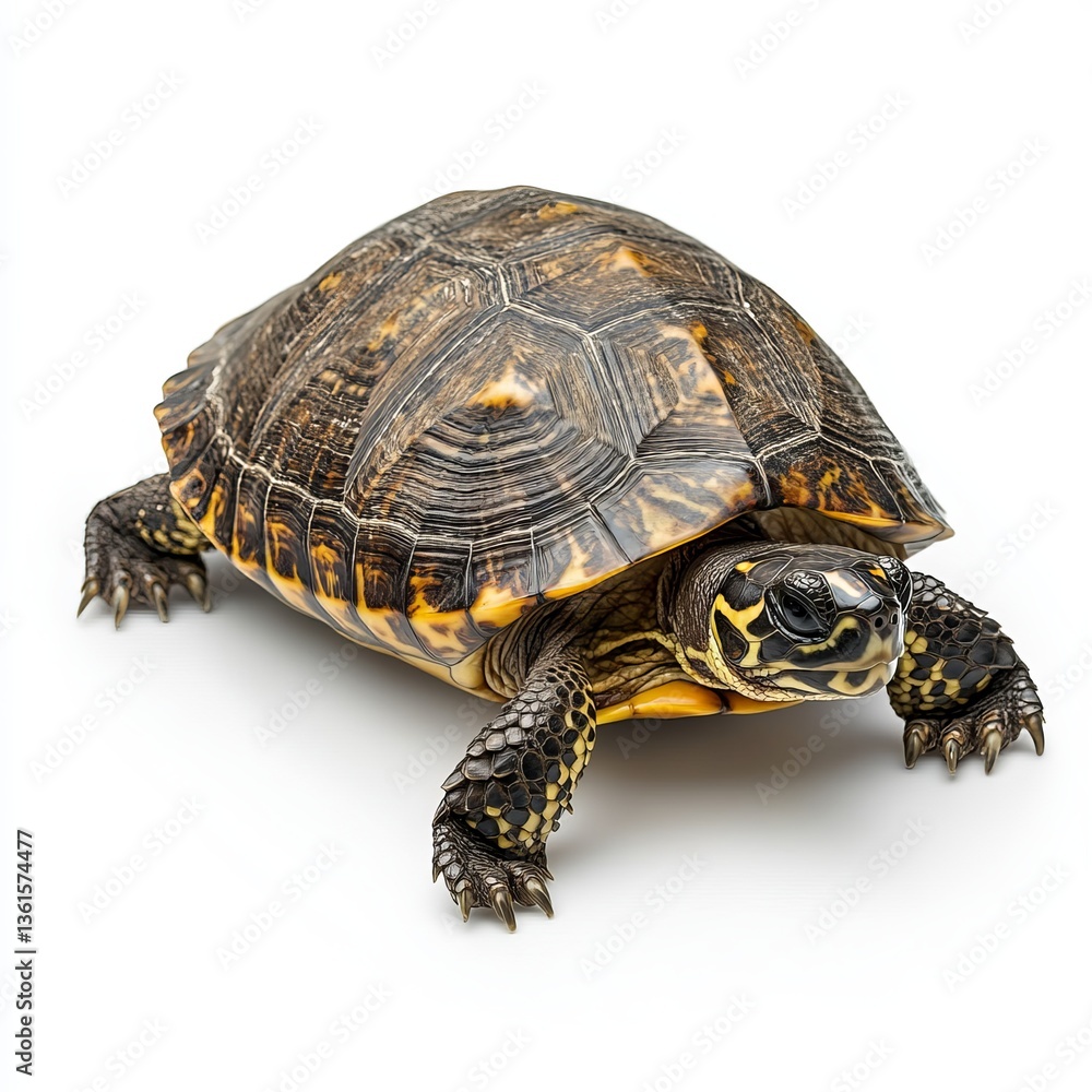 Fototapeta premium turtle isolated on white background