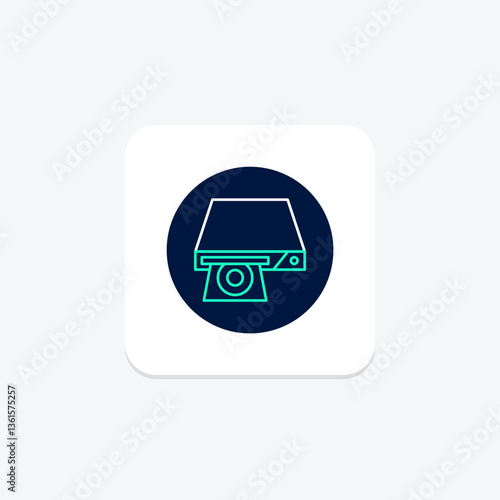 Dvd Player, vector, pixel perfect, illustrator file