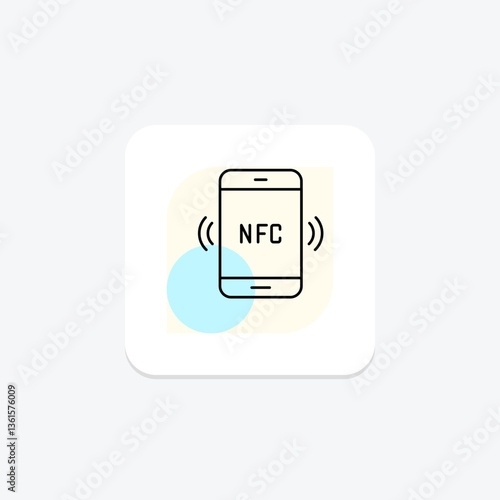 Nfc Tag, vector, pixel perfect, illustrator file